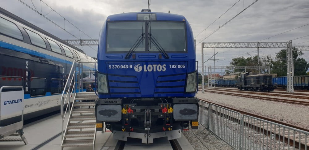 Lotos pokazał na targach Trako najnowocześniejszą lokomotywę Vectron MS