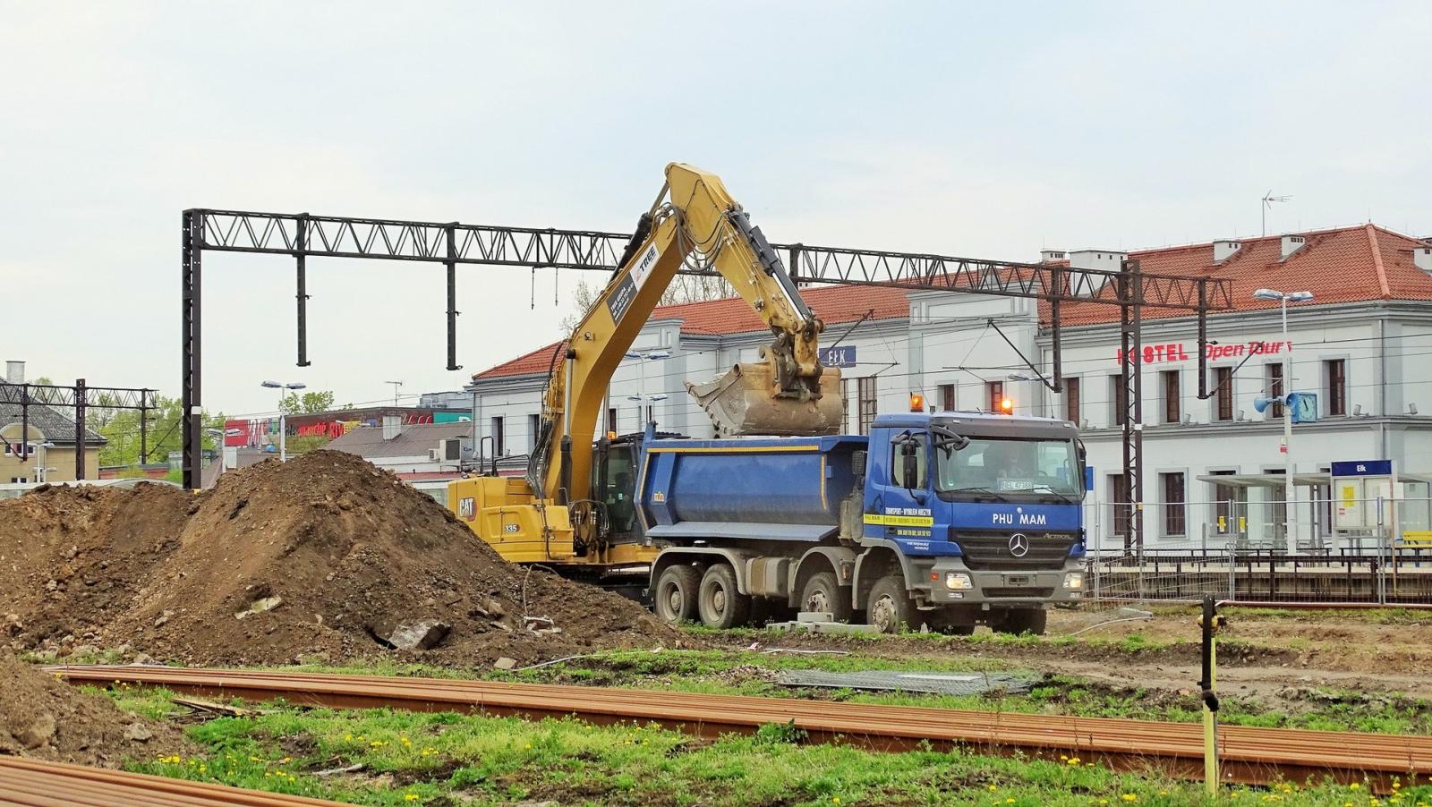 Zmiany na stacji kolejowej w Ełku. Poprawa warunków przewozów towarowych i lepszy dostęp do kolei