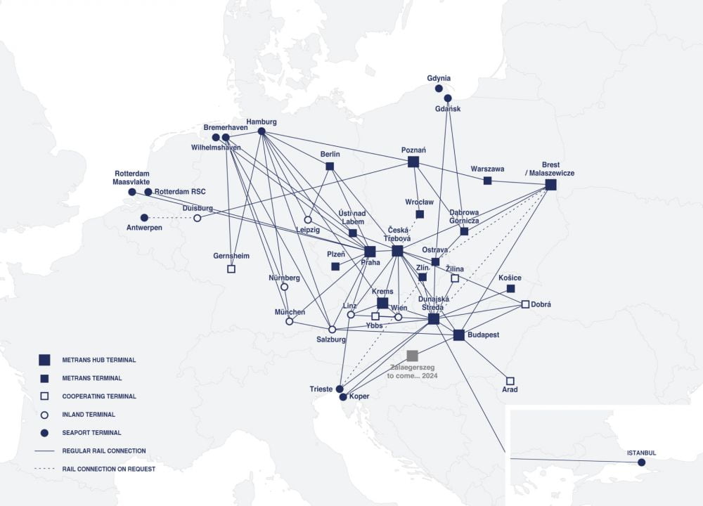 METRANS rozszerza swoją sieć o nowe połączenie kolejowe między Polską a Turcją