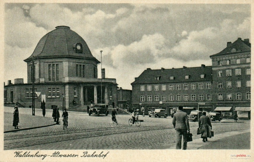Dworce kolejowe Wałbrzych Miasto i Wałbrzych Główny przed II wojną światową 
