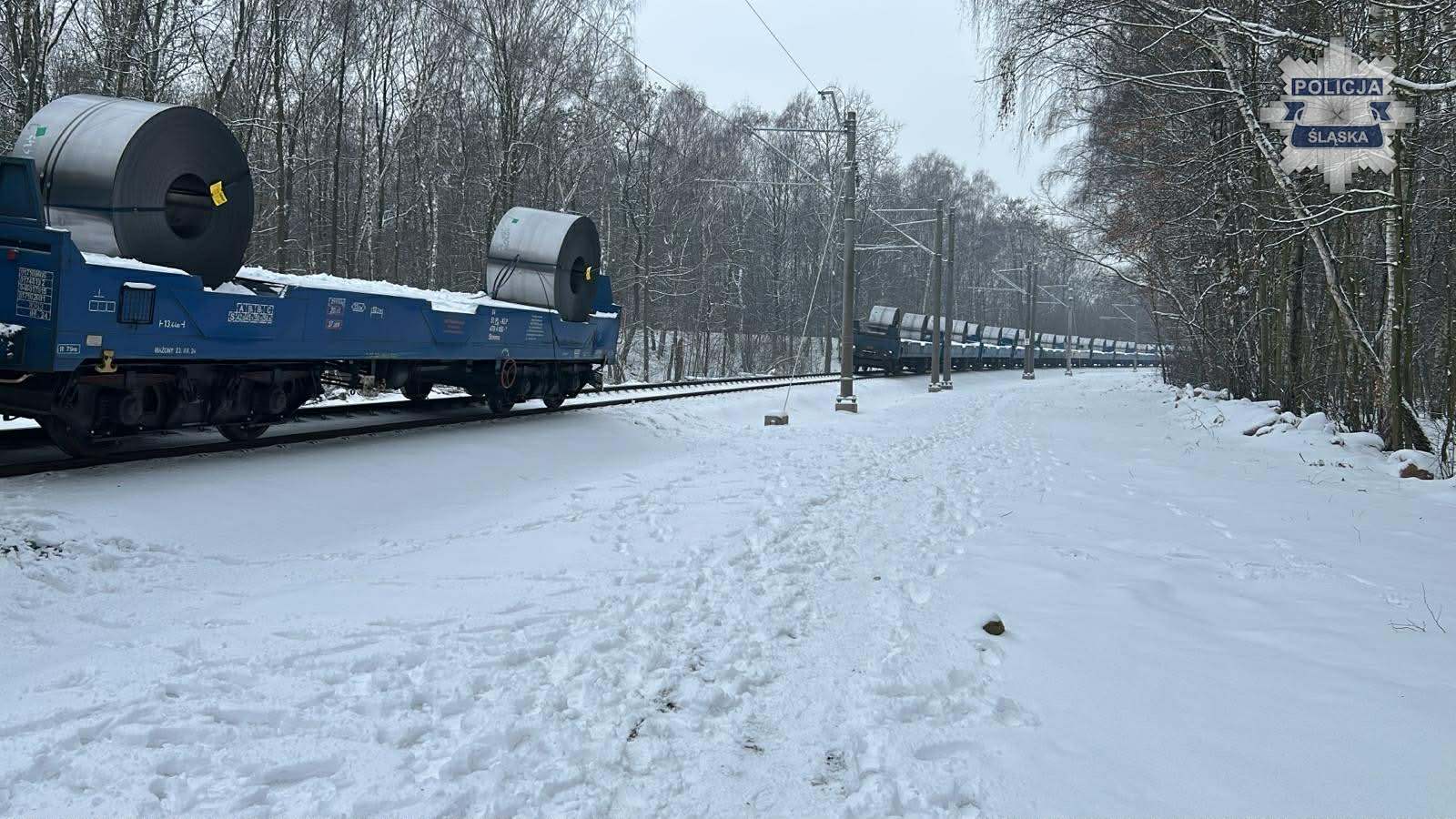 Katowice: Wykolejenie wagonu pociągu towarowego
