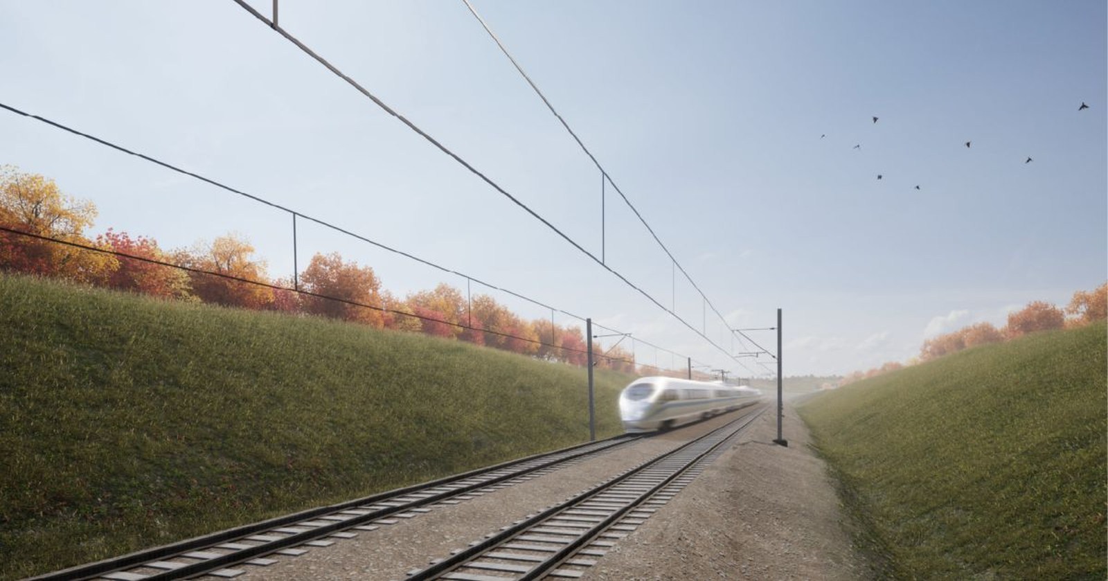 CPK: Kolejny przetarg na budowę odcinka linii KDP Warszawa – Łódź ogłoszony