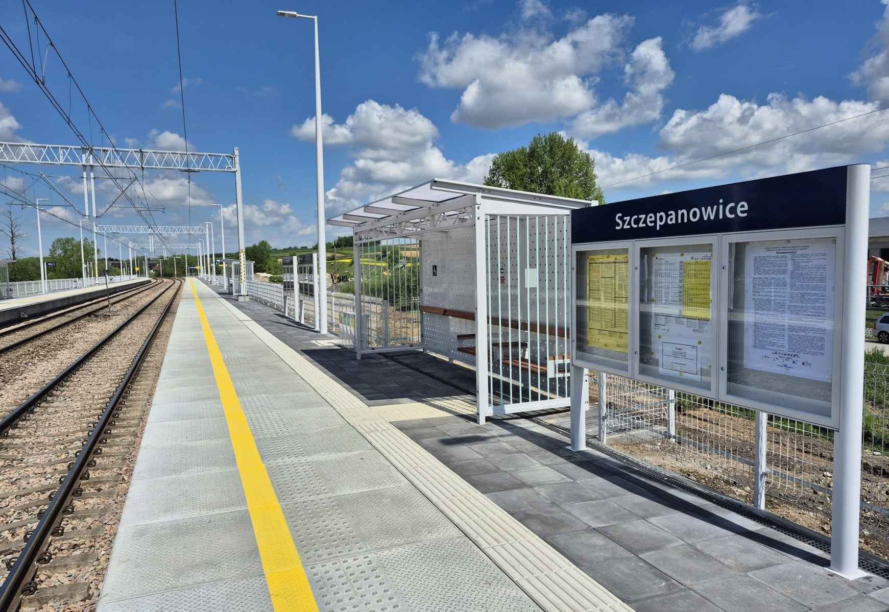 Mieszkańcy Szczepanowic zyskali nowy przystanek kolejowy