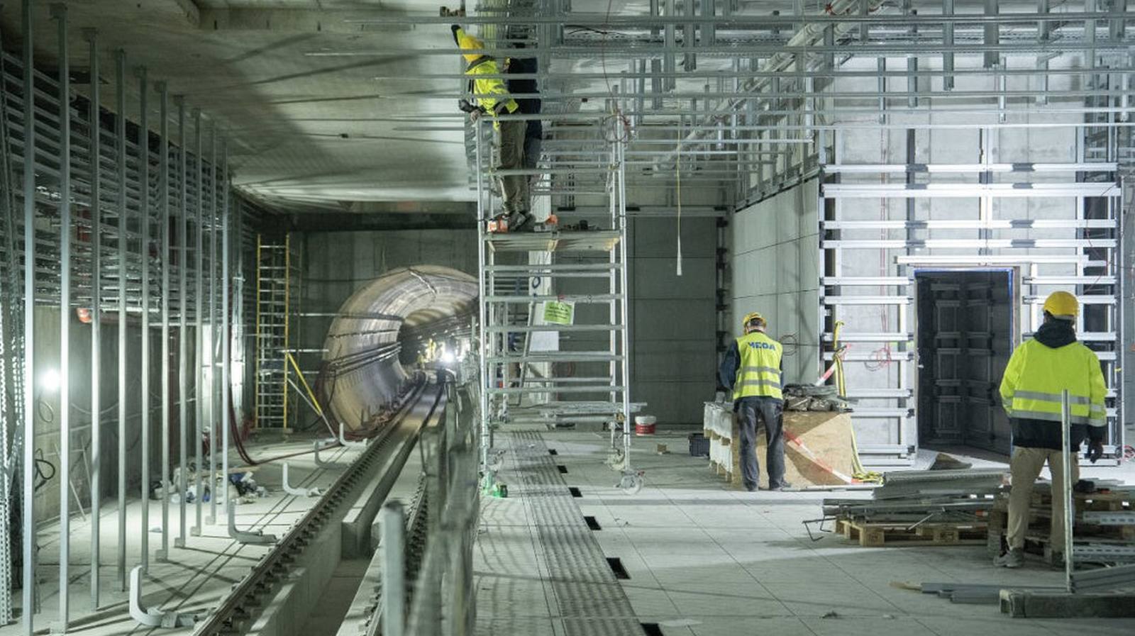 Warszawa: Nowe stacje metra linii M2 – rozpoczęły się prace wykończeniowe